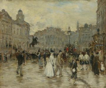 Princess Street,edinburgh Artwork by Jean-François Raffaëlli