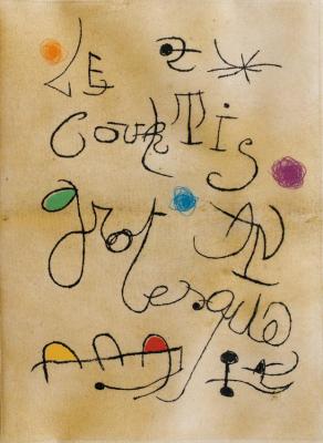 Le Courtisan Grotesque Artwork by Joan Miró