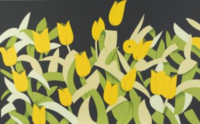 Tulips Artwork by Alex Katz