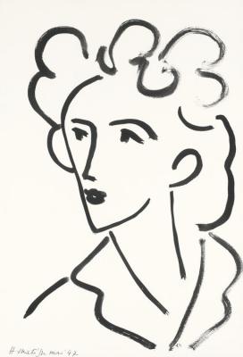 Tete, Marie Jose Artwork by Henri Matisse
