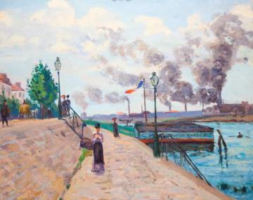 Break Of Day(1874) Artwork by Armand Guillaumin
