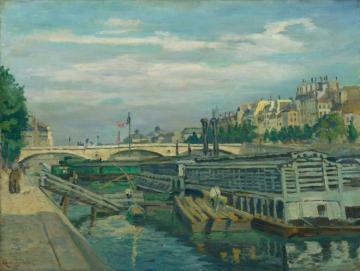 The Bridge Of Louis Philippe,1875 Artwork by Armand Guillaumin
