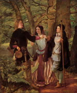 A Scene From As You Like It Artwork by Walter Deverell