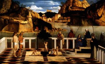 Sacred Allegory Artwork by Giovanni Bellini