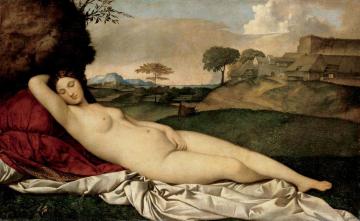 Sleeping Venus Artwork by Giorgione