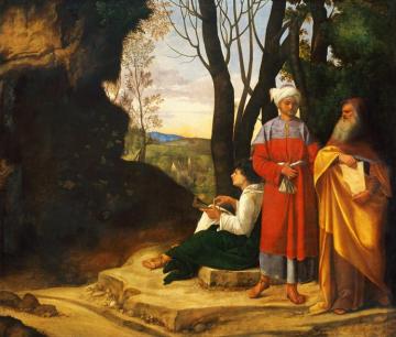 Three Philosophers Artwork by Giorgione