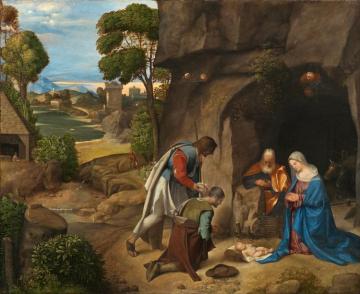 The Adoration Of The Shepherds Artwork by Giorgione