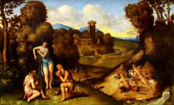 Allegory Artwork by Giorgione