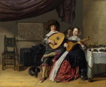 The Duet Artwork by Jan Miense Molenaer