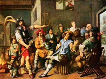 Denial Of St Peter Artwork by Jan Miense Molenaer