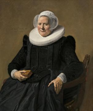 Portrait Of A Woman Artwork by Frans Hals