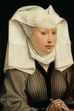 Portrait Of A Woman With A Winged Bonnet Artwork by Rogier van der Weyden