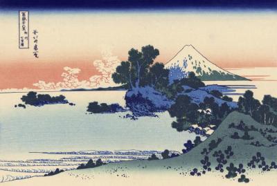 Shichiri Beach In Sagami Artwork by Katsushika Hokusai