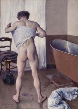 Man At His Bath, 1884 Artwork by Gustave Caillebotte