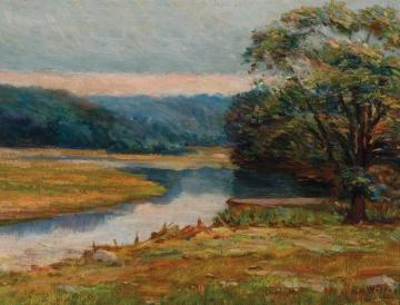 Scene Near Old Lyme,connecticut Artwork by Ellen Axson Wilson