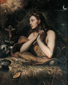 Penitent Magdalene Artwork by Tintoretto Jacopo