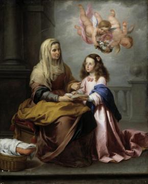 Santa Ana Y La Virgen Artwork by Bartolomé Esteban Murillo