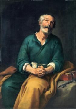 Saint Peter In Tears Artwork by Bartolomé Esteban Murillo
