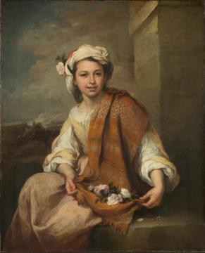 The Flower Girl Artwork by Bartolomé Esteban Murillo