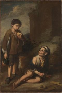 Two Peasant Boys Artwork by Bartolomé Esteban Murillo