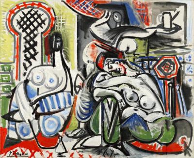 The Women Of Algiers (after Delacroix) Artwork by Pablo Picasso