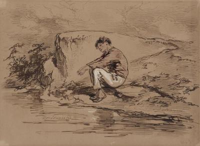 Melancholia Artwork by Paul Gavarni