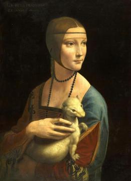 Lady With An Ermine Artwork by Leonardo da Vinci