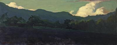 Carmel Country At Night, 1918 Artwork by Armin Hansen