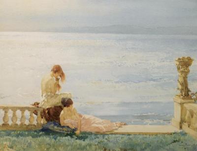After The Morning Swim Artwork by Sir William Russell Flint