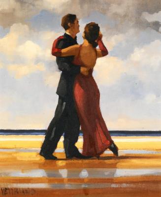 Study For The Singing Butler Artwork by Jack Vettriano