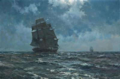 The Southern Cross Artwork by Montague Dawson