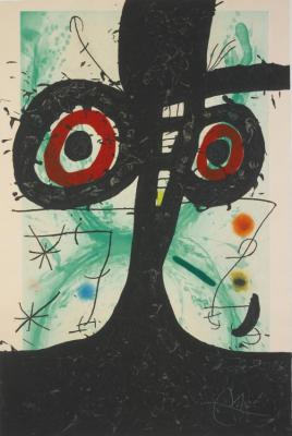 Le Vieil Irlandais Artwork by Joan Miró