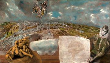 View And Plan Of Toledo Artwork by El Greco