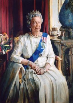 Queen Elizabeth Ii Artwork by Christian Furr