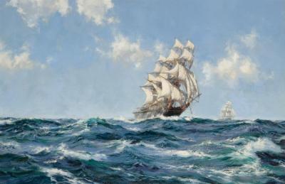 Homeward Bound Artwork by Montague Dawson