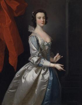 Portrait Of A Woman,probably Elizabeth Aislabie,of Studleyroyal, Yorkshire Artwork by Thomas Hudson