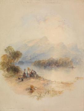 The Summer Bower,derwent Water Artwork by Thomas Creswick