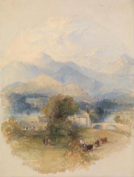 View From Mr.southey's House,keswick Artwork by Thomas Creswick