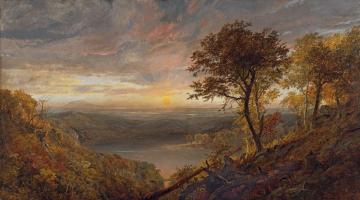 Greenwood Lake,1870 Artwork by Jasper Francis Cropsey