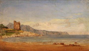 View Of Capri, 1848 Artwork by Jasper Francis Cropsey