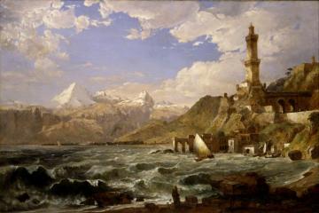 The Coast Of Genoa Artwork by Jasper Francis Cropsey