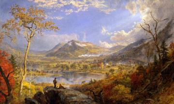Starrucca Viaduct,pennsylvania Artwork by Jasper Francis Cropsey