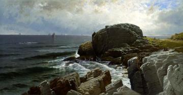 Castle Rock,marblehead(1878) Artwork by Alfred Thompson Bricher