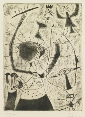 Les Trois Soeurs (dupin 25) Artwork by Joan Miró