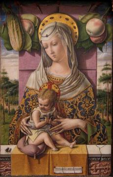 Madonna And Child(1480) Artwork by Carlo Crivelli
