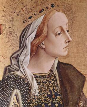 Catherine Of Alexandria Artwork by Carlo Crivelli