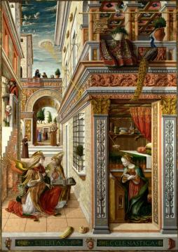 Annunciation With St. Emidius(1486) Artwork by Carlo Crivelli