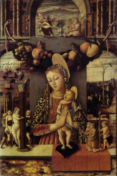 Madonna And Child(1460) Artwork by Carlo Crivelli
