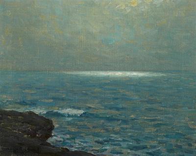 Reflections On Calm Waters Artwork by Granville Redmond