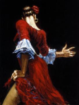 Flamenco Dancer Iii Artwork by Fabian Perez